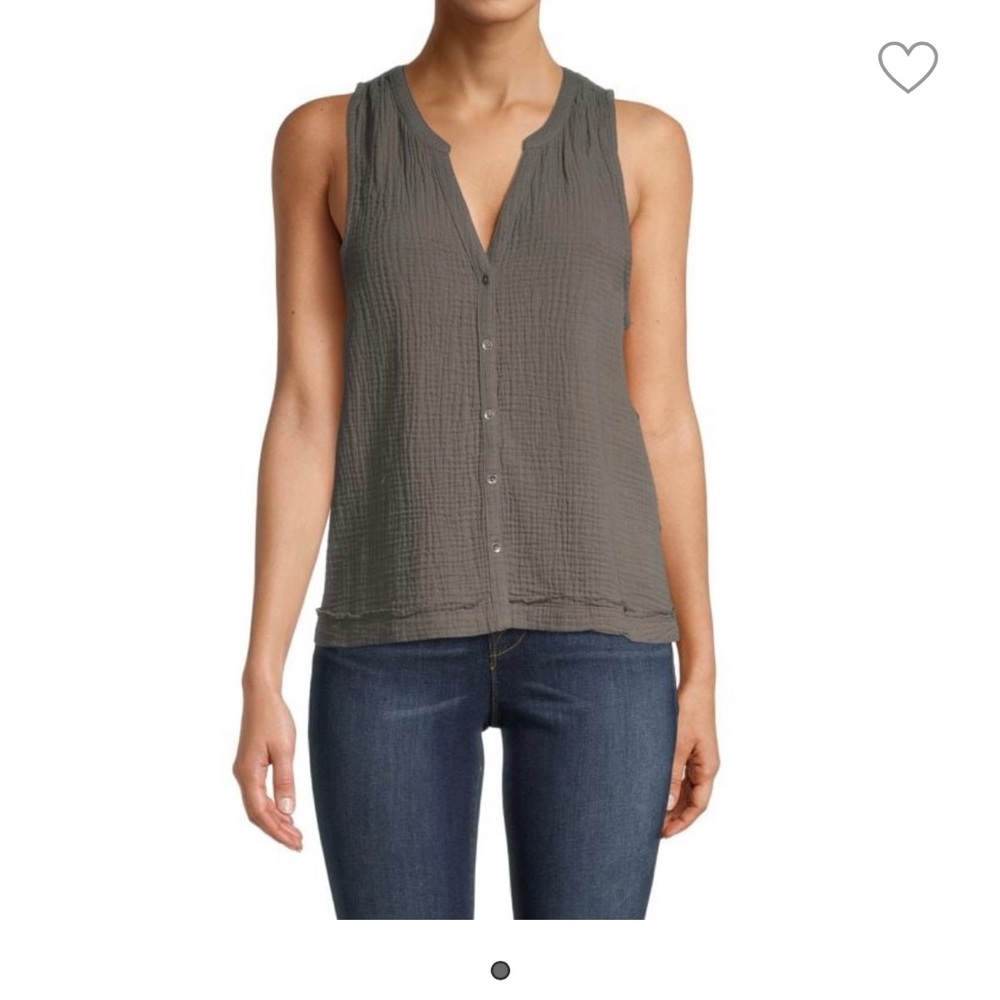 Splendid Gray Sleeveless Top